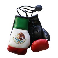  Mexican Flag Boxing Key Ring