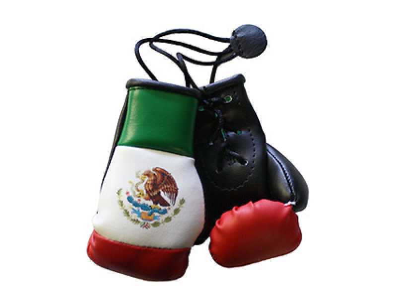  Mexican Flag Boxing Key Ring