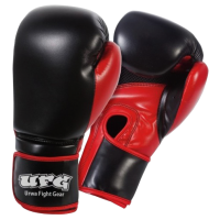 Black And Red Amateur Boxing Gloves