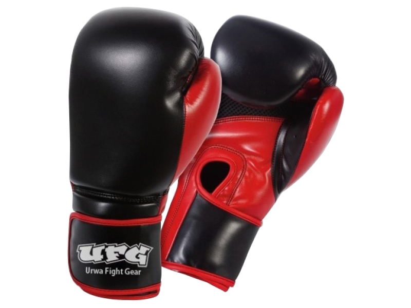 Black And Red Amateur Boxing Gloves
