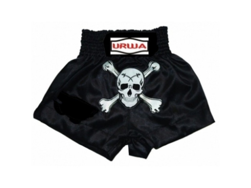 Black Muay Thai Boxing Shorts