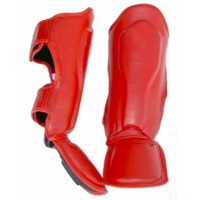 MMA Shin Guards Red