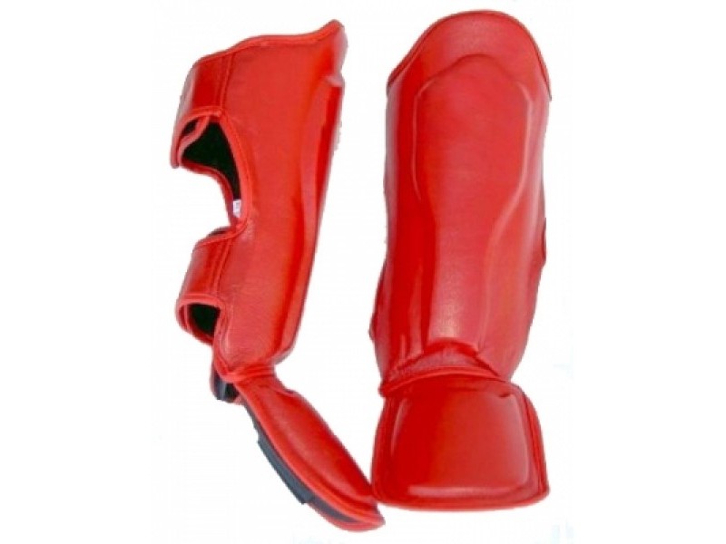 MMA Shin Guards Red